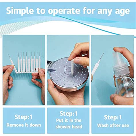 4985 10pcs Shower Nozzle Cleaning Brush, Reusable — DeoDap
