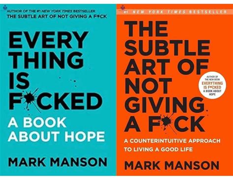 Book set Everything is F*cked & Subtle Art of Not Giving a F*ck ...