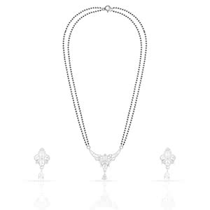 ANAYRA Pure Silver Mangalsutra Set For Women 925 Silver Jewellery ...