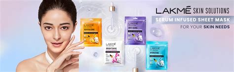 Lakme Skin Solutions Brightening Sheet Mask with Niacinamide, 25 ml ...