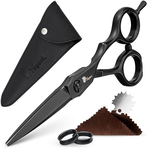 Fagaci Hair Scissors Professional 5.5” 440C Steel for Superior ...