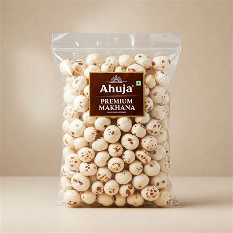 Ahuja Premium Fox Nuts | Phool Makhana | 1 Kg | No Added Artificial ...