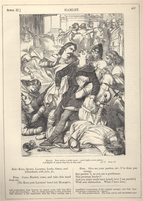 Good Night, Sweet Prince | Victorian Illustrated Shakespeare Archive