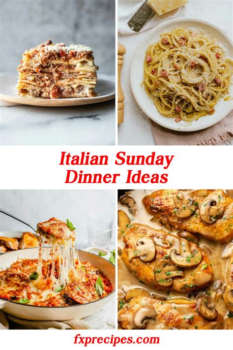 80 Favorable Italian Sunday Dinner Ideas - FXP Recipes
