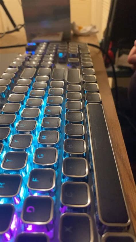Gaming setup -Gaming keyboard-typewriter keyboard-RGB keyboard