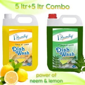 Bumily dish wash cleaning gel power of lemon & neem fragrance non ...