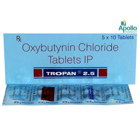Tropan 2.5 Tablet 10's Price, Uses, Side Effects, Composition - Apollo ...