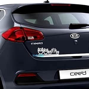 indnone® Owl Family Car Sticker for Car Waterproof PVC Vinyl Decal ...
