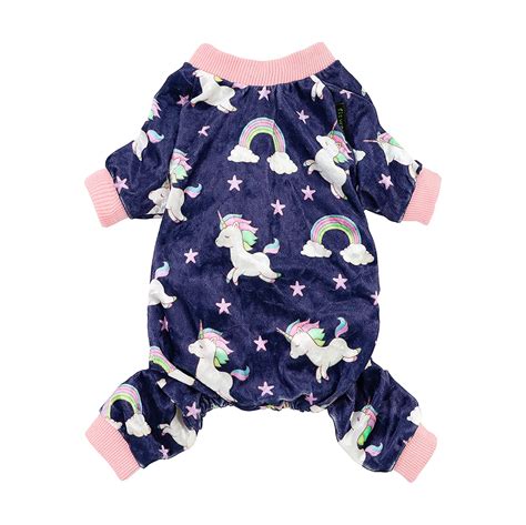 Fitwarm Fairy Unicorn Dog Pajamas Pet Clothes Jumpsuit PJS Apparel Soft ...