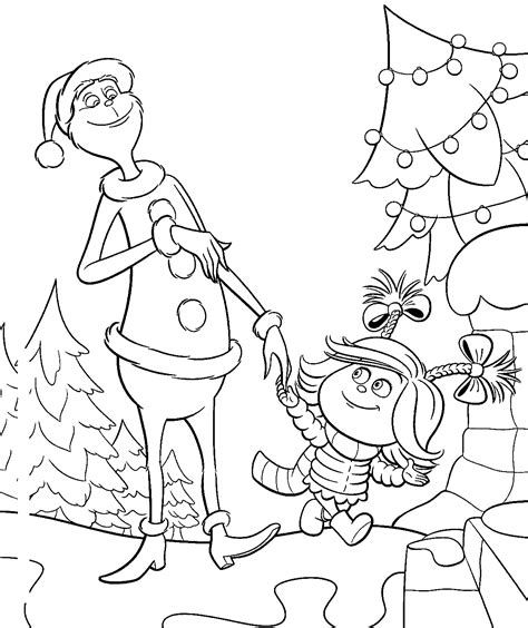 Cindy Lou Who Coloring Pages Free
