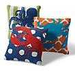 Blue Crab Seaside Hook Pillow | Grandin Road