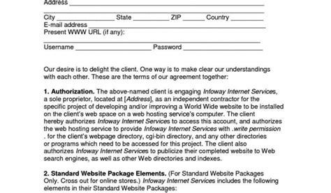 Image result for Sample Web Development Contract