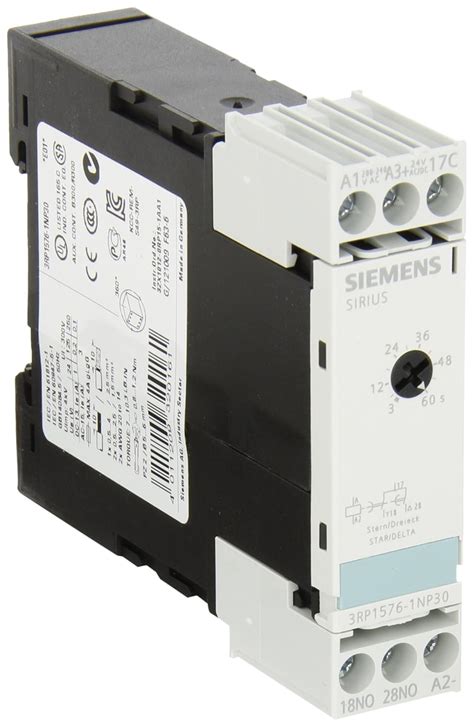 Siemens 3RP15761NP308K-3-60 SEC. STAR DELTAI/P24/200-240VAC 24VDC 1NO ...