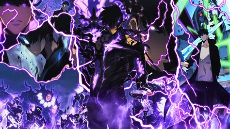 DinocoZero, collage, Solo Leveling, Sung Jin Woo, anime boys, manhwa ...