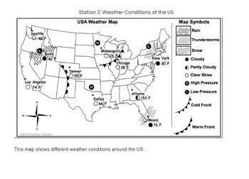 Image result for Reading a Weather Map