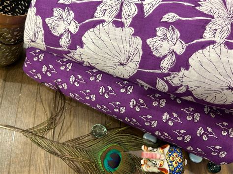 Cotton Printed Two Pc Fabric Set – jaipurvastrakala