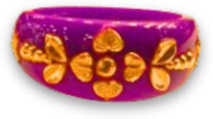 parasmoni silverwala PARASMONI JEWELLERS gold pola ring for women , 22k ...