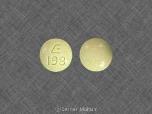 Pill Finder: E 198 Yellow Round - Medicine.com