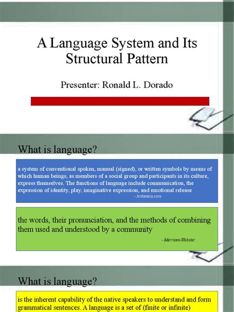 Language System 的图像结果