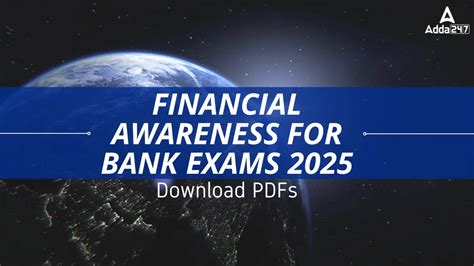Financial Awareness for Bank Exams 2025, Download Free PDFs