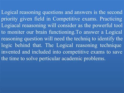 Image result for Logical Reasoning Answers