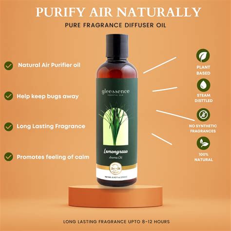 Lemongrass fragrance Aroma Diffuser Oil,Pure & Natural | gleessence ...