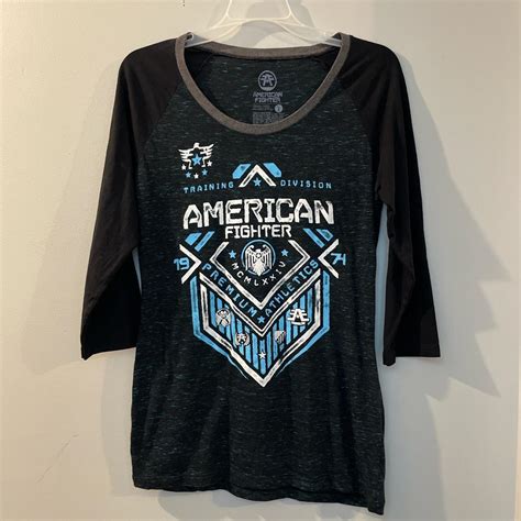 American Fighter Shirt - Size Large - Depop