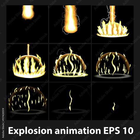 Explosion Sprite Animation 的图像结果