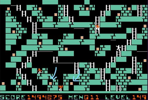 Lode Runner Level 50 的图像结果