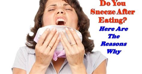 Do You Sneeze After Eating? Here Are The Reasons Why — Teletype