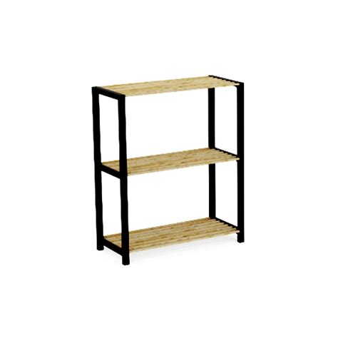 Drvena polica za odlaganje 78,5x29x65cm Bienwood BIE7003 | Volim svoj dom