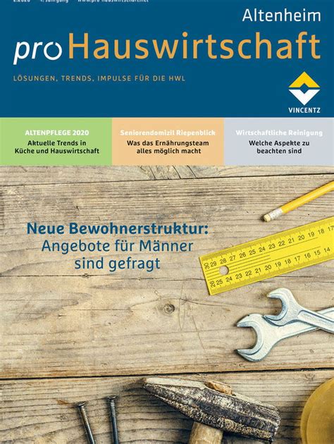 Was brauchen die Männer in Heimen? - Altenheim