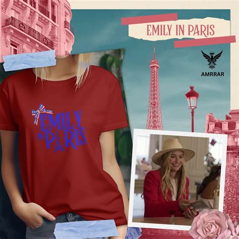Emily in Paris Red Regular fit T-shirt – Amrrar