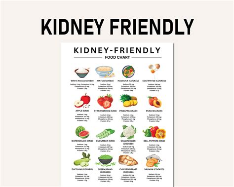 Kidney friendly food guide patient education nutrition which foods to eat and avoid kidney ...