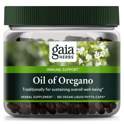Oil of Oregano Capsules: Vegan Ancient Remedy: Gaia Herbs®