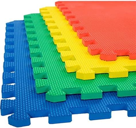 eHomeKart EVA Interlocking Floor Foam Play Mat for Kids (Multicolor, 60 ...