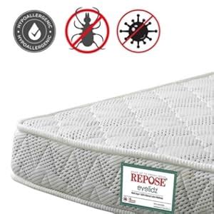 Repose-eyelidz Mattress 72"x36"x5" Latex Single, Grey White : Amazon.in ...