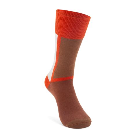 ECCO Men's Vibe Colour-block Socks | Brown