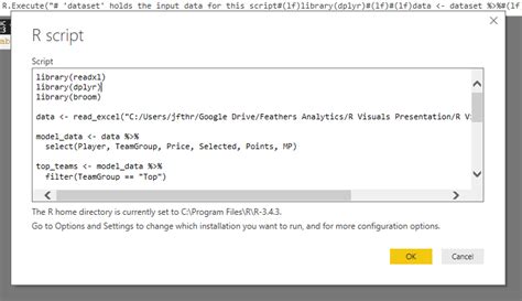 Image result for R Script Power BI Examples