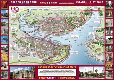 Istanbul Tourist Map Printable