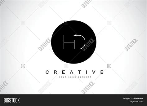 Hd H D Logo Design Vector & Photo (Free Trial) | Bigstock