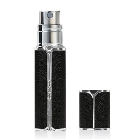 Amazon.com: muilsae AF00BK Leather Perfume atomiser, 10ml Bottom Fill ...