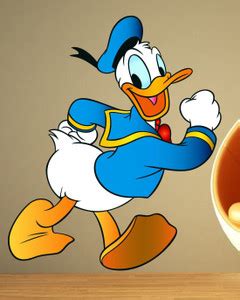 MADHUBAN DECOR 60 cm DONALD DUCK Self Adhesive Sticker Price in India ...