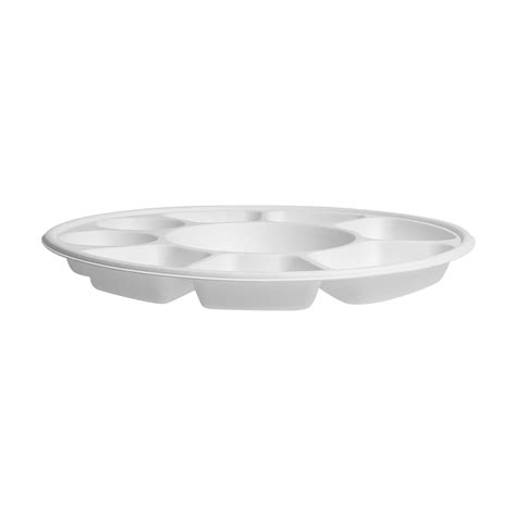 9 Compartment Tray Zero Plastic Eco-Friendly for flavorful variety ...
