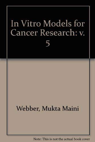 Buy In Vitro Models Cancer RES CARC Prostate of the Testis Book Online ...