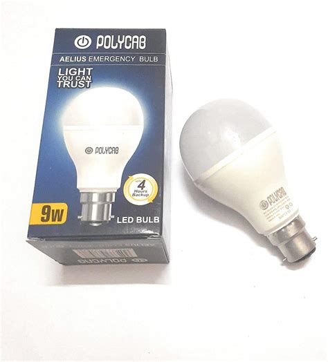 Polycab Inverter LED 9W Bulb (White) : Amazon.in: Home & Kitchen