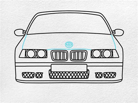 How to Draw a BMW - HelloArtsy