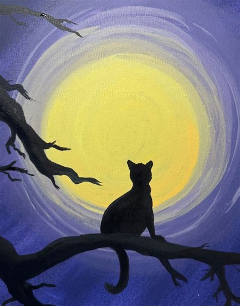 Orlando Sip & Paint: Cat and the Moon @ Catrinas Mexican Fusion, Catrinas Mexican Fusion, Azalea ...