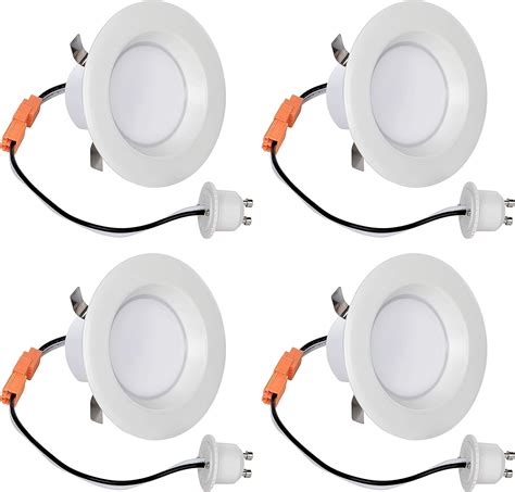 LightBlueUSA LB13111 (4-Pack) 3-Inch LED Downlight Retrofit, GU10 India ...