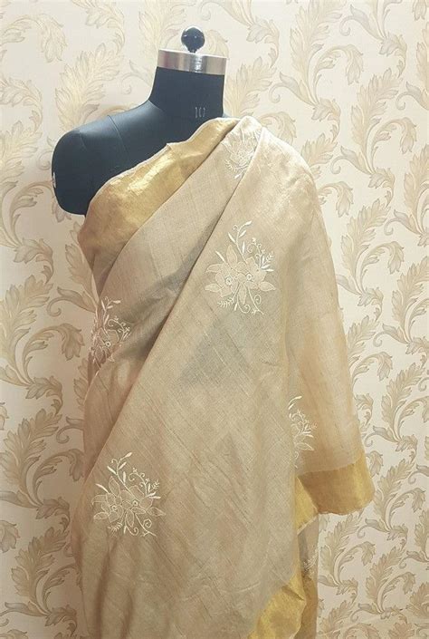 Designer Tussar Silk Saree